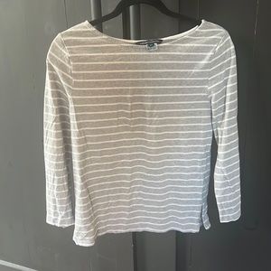 (2/$20) French Connection cotton striped shirt - XS